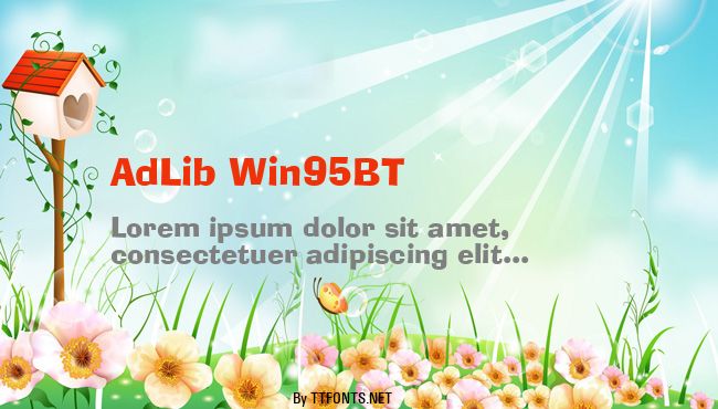 AdLib Win95BT example